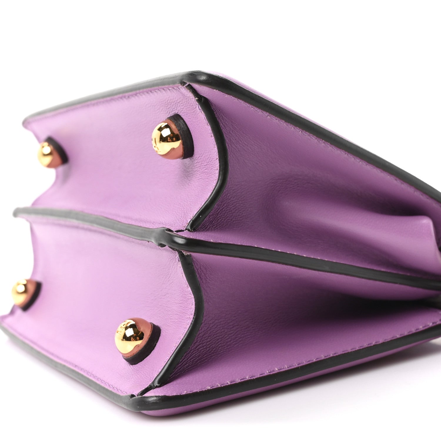 Fendi Shiny Nappa Petite Peekaboo I SEE U Satchel Gapanto Agapanto 9 of 10