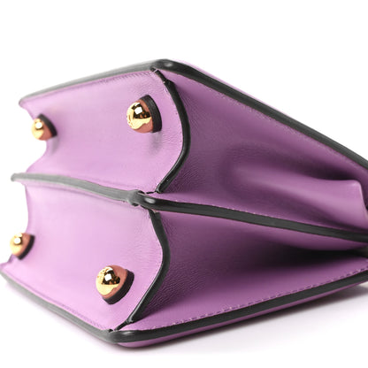 Fendi Shiny Nappa Petite Peekaboo I SEE U Satchel Gapanto Agapanto 9 of 10