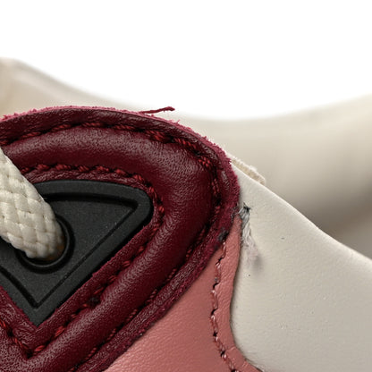 Chanel Calfskin CC Sneakers 41 Light Burgundy White Pink 10 of 12