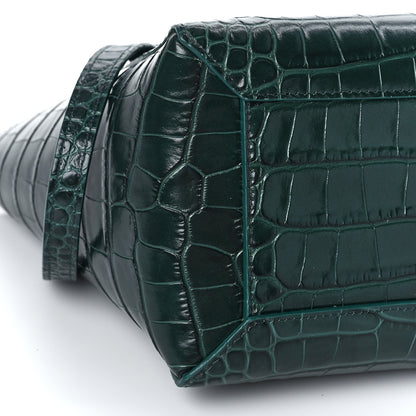 Celine Calfskin Crocodile Embossed Micro Belt Bag Amazone 6 of 8