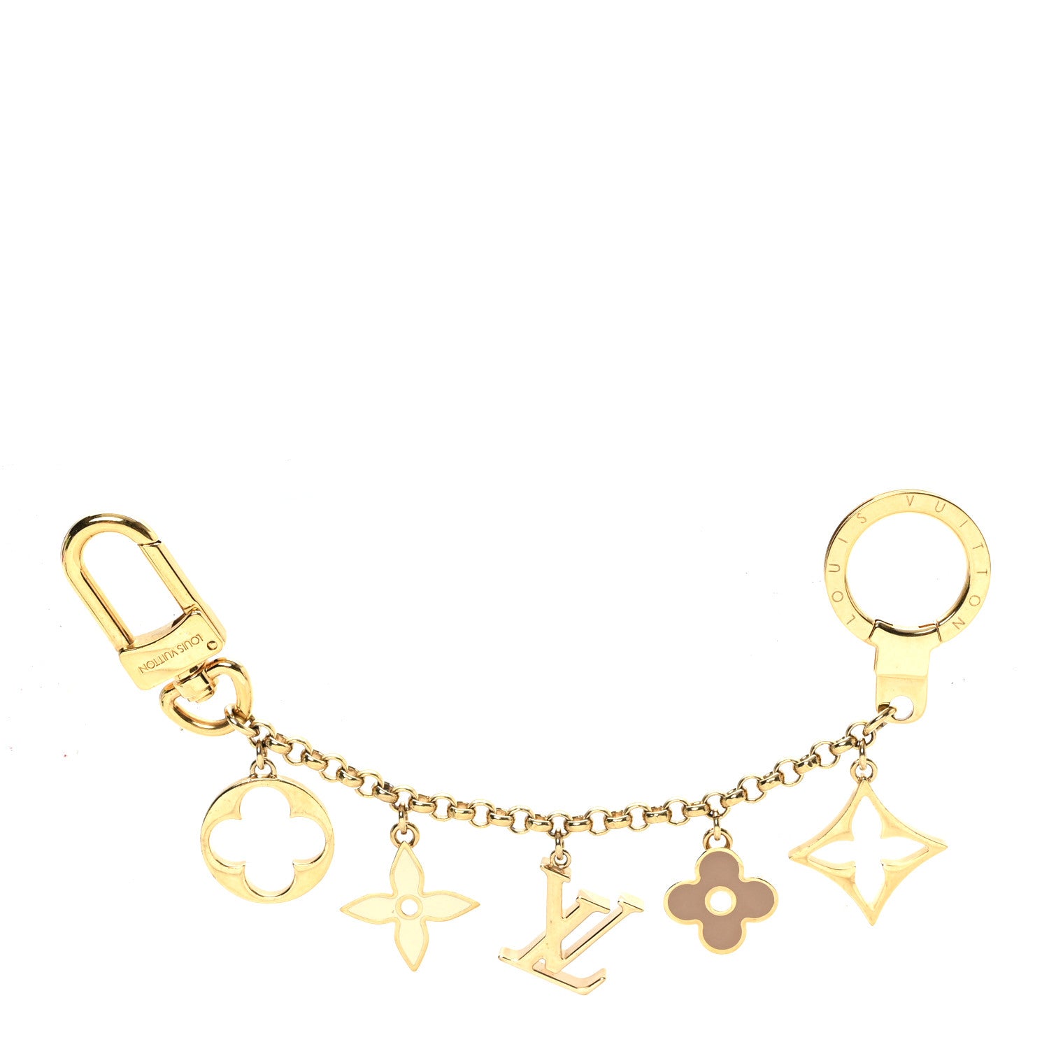 Louis Vuitton Fleur De Monogram Bag Charm Chain 1 of 3