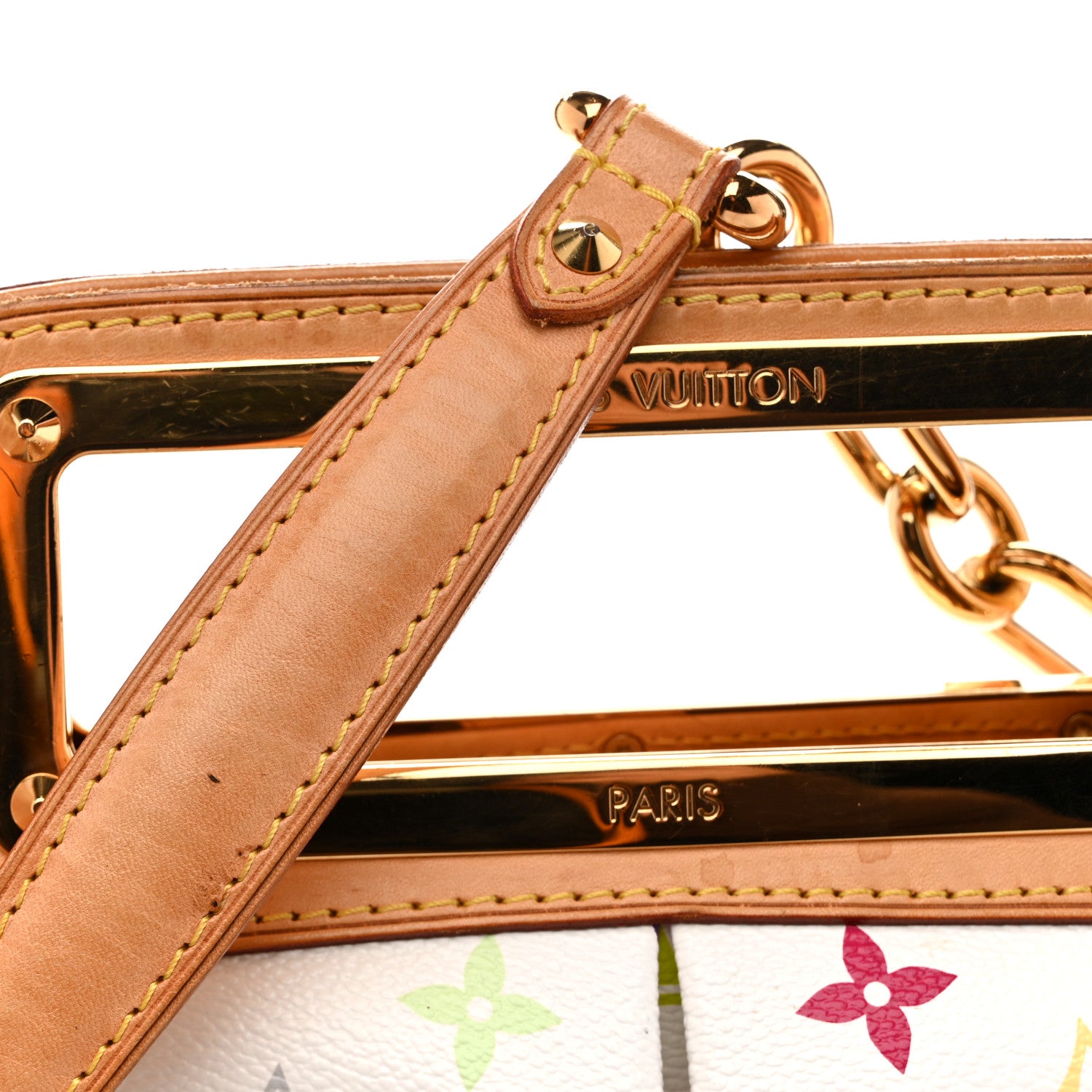 Louis Vuitton Monogram Multicolor Judy MM White 13 of 14