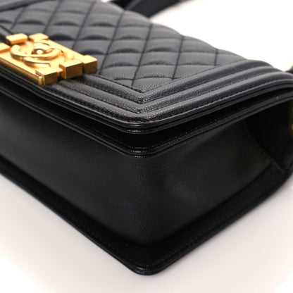 Chanel Caviar Quilted Small Boy Flap Black 9 of 9