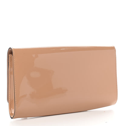 Louis Vuitton Patent Louise Clutch Nude 3 of 9