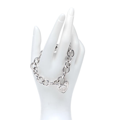 Tiffany Sterling Silver Return to Tiffany Love Lock Bracelet 2 of 6