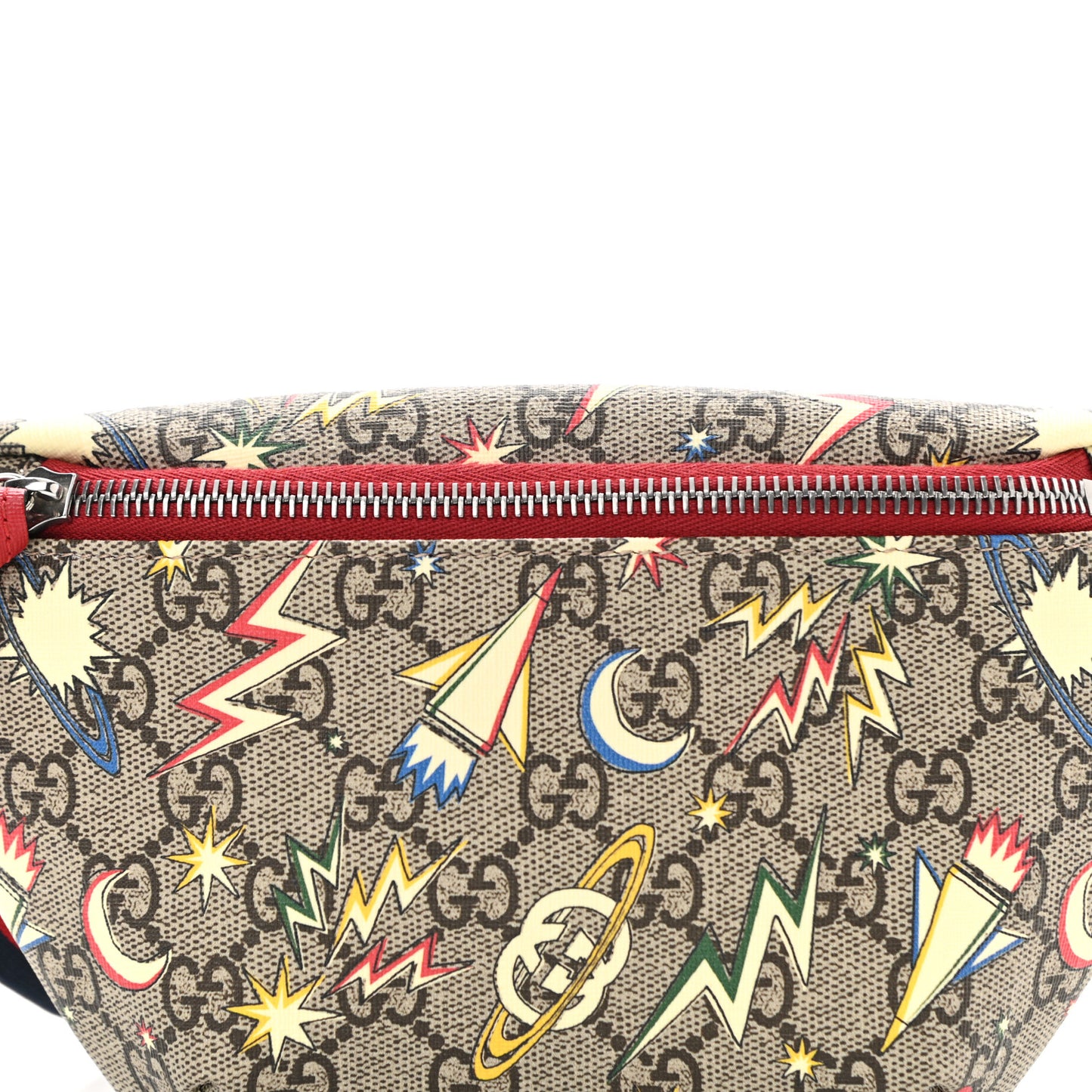 GG Supreme Monogram Childrens Space Print Belt Bag Multicolor
