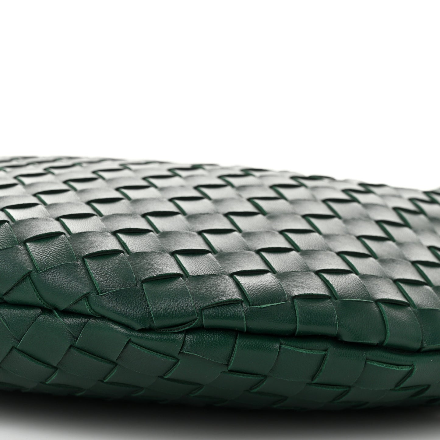 Nappa Intrecciato Medium Sardine Bag Emerald Green