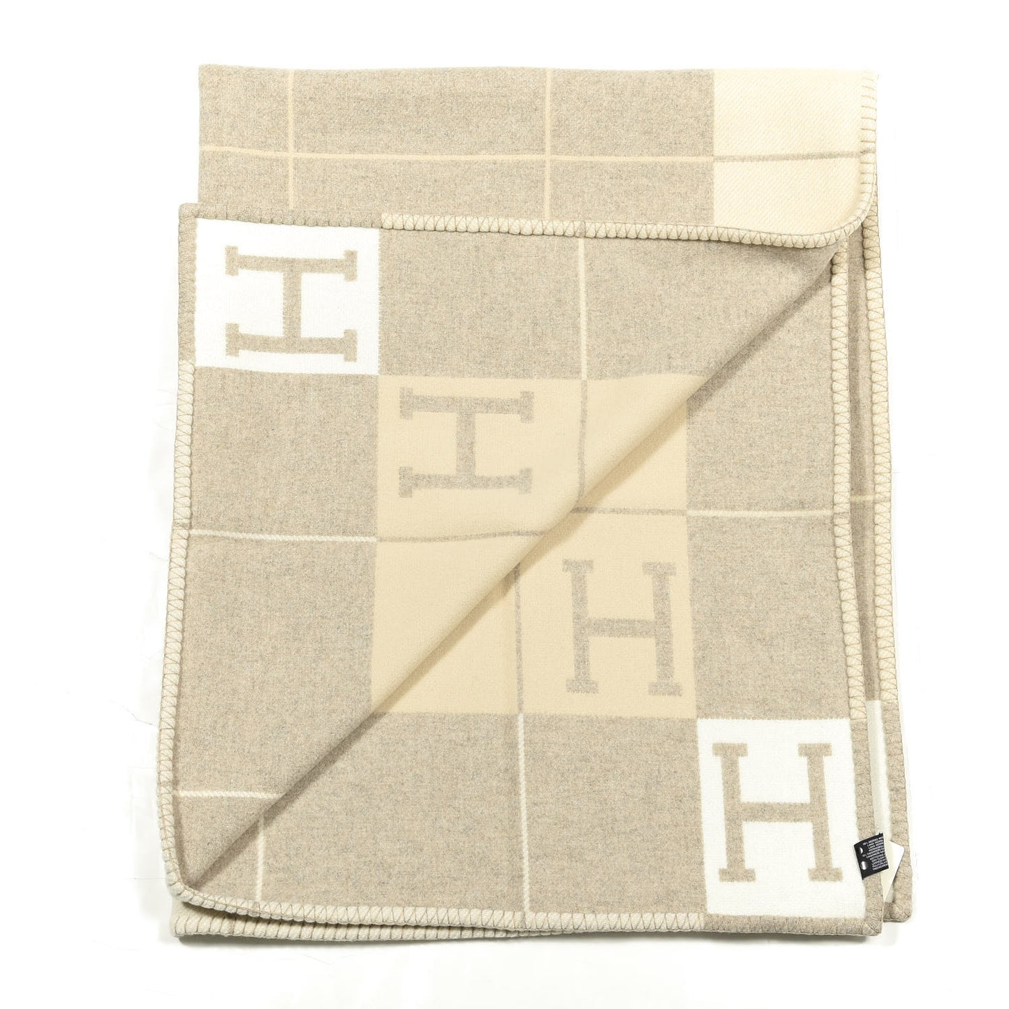 Wool Cashmere Avalon III Blanket Coco Camomille