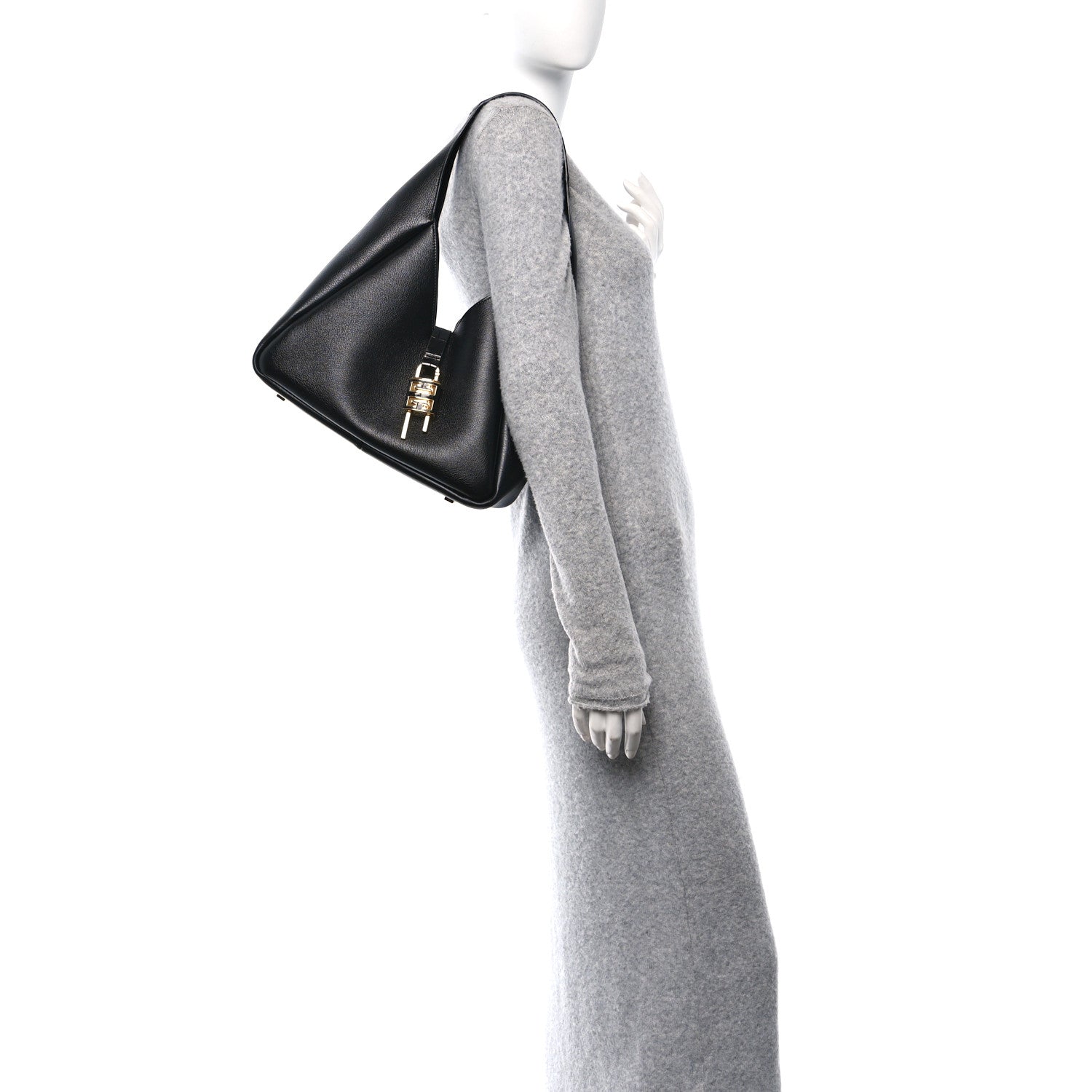 Givenchy Calfskin Medium G-Lock Hobo Black 2 of 11