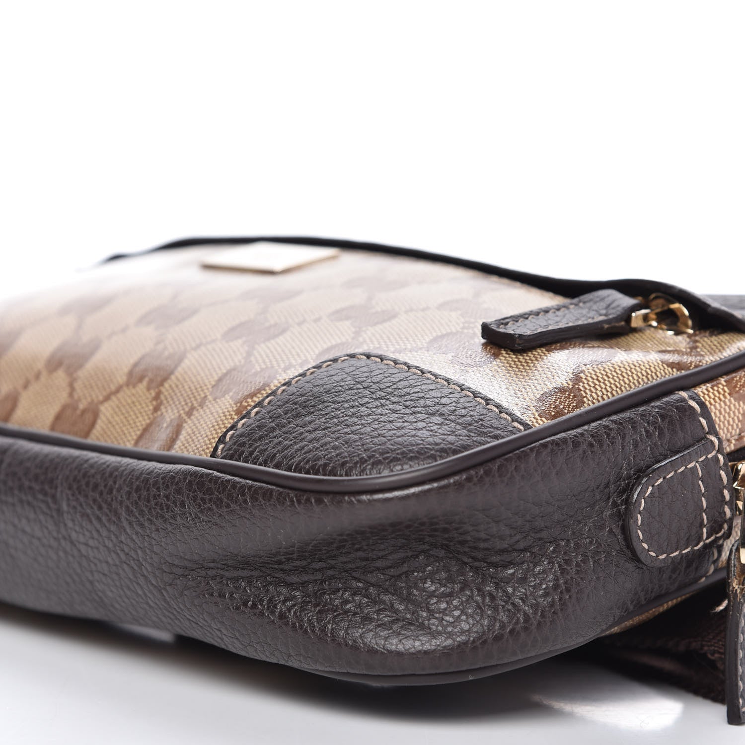 Gucci Crystal Monogram Belt Bag Brown 8 of 11