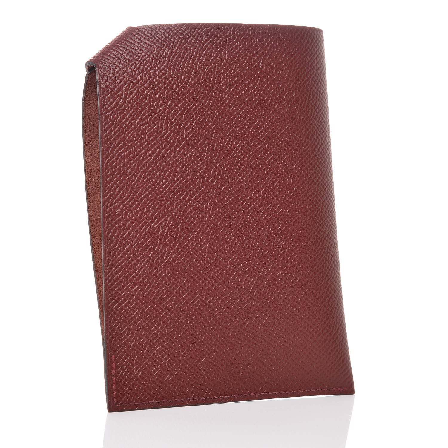 Hermes Epsom Tarmac PM Passport Holder Rouge H 3 of 8