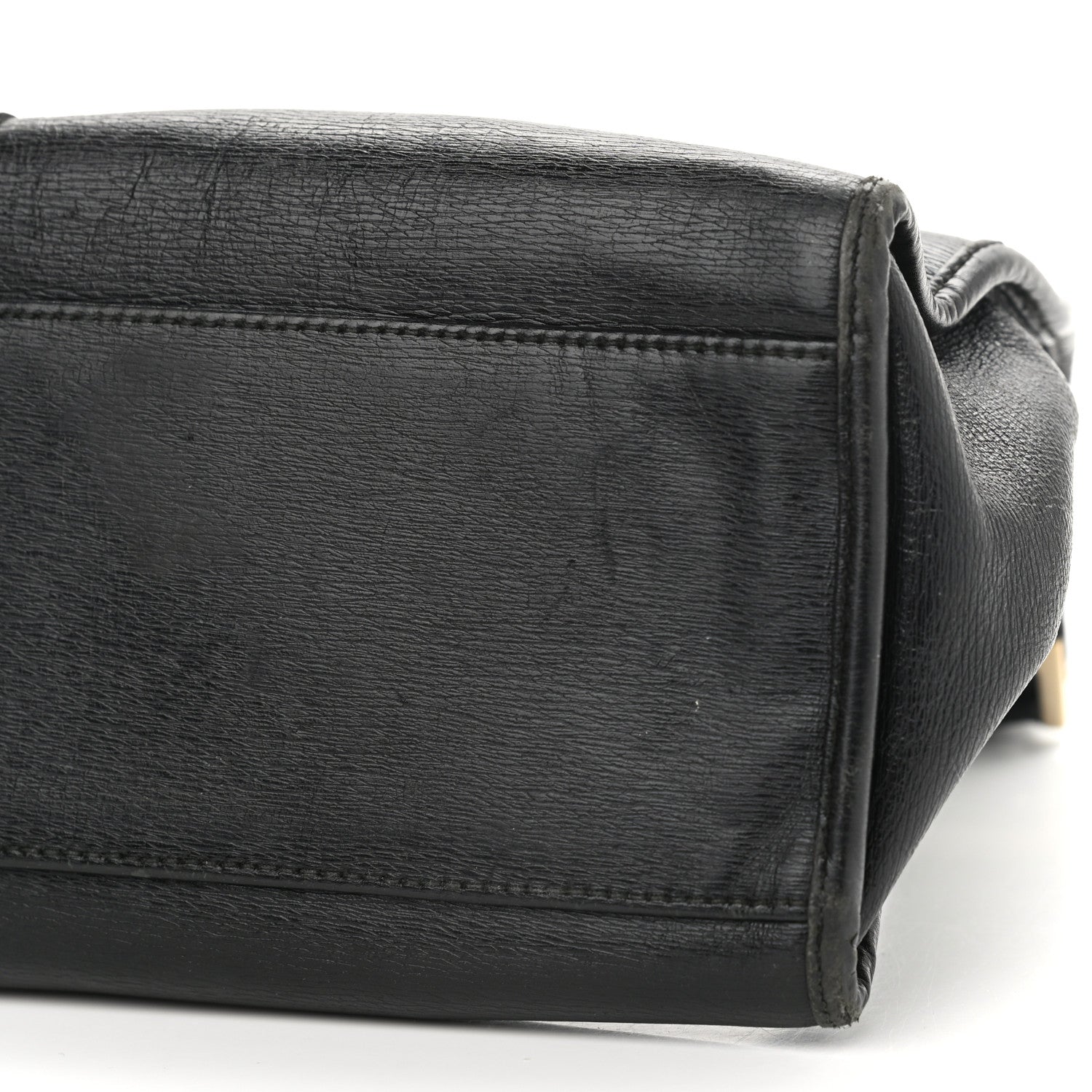 Gucci Calfskin Bardot Shoulder Bag Black 9 of 19