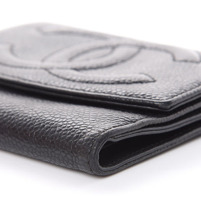 Chanel Caviar Timeless CC Compact Wallet Black 11 of 15