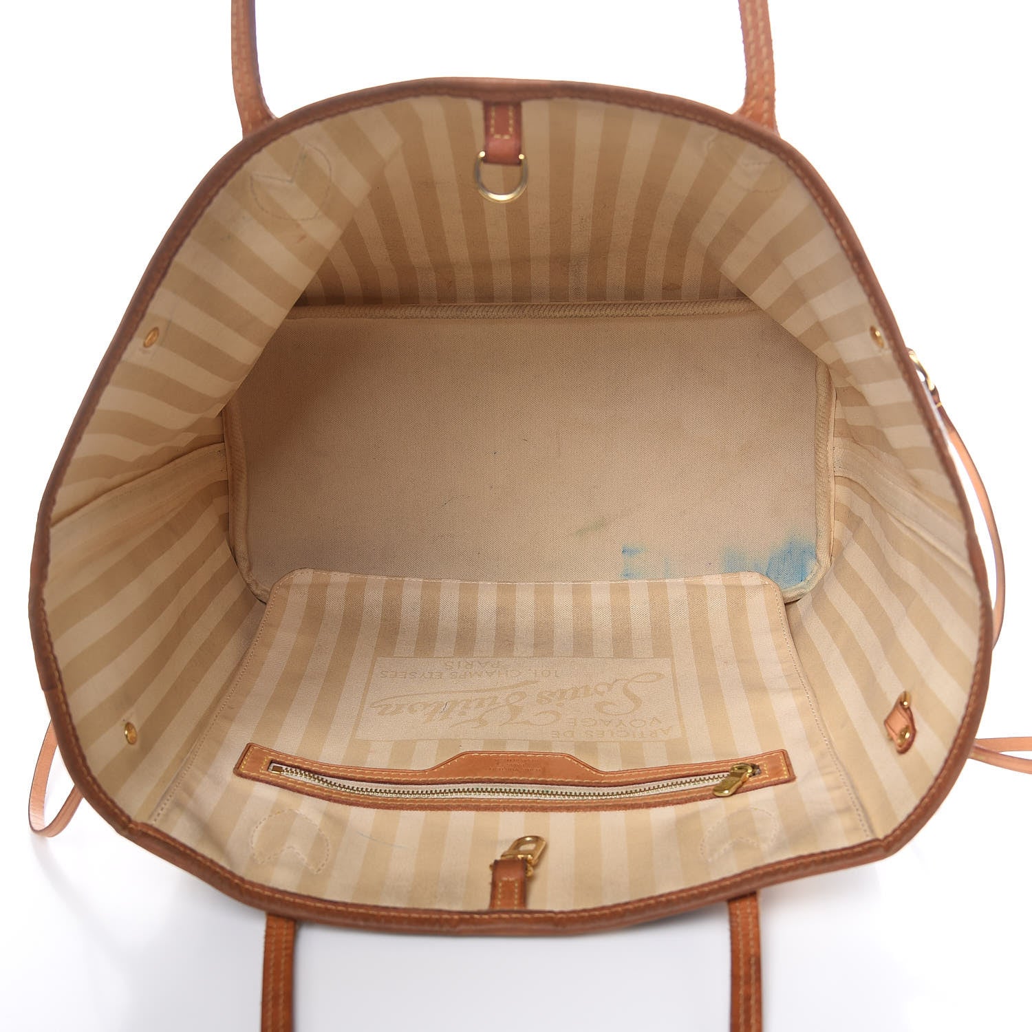 Louis Vuitton Monogram Rayures Neverfull MM 5 of 23