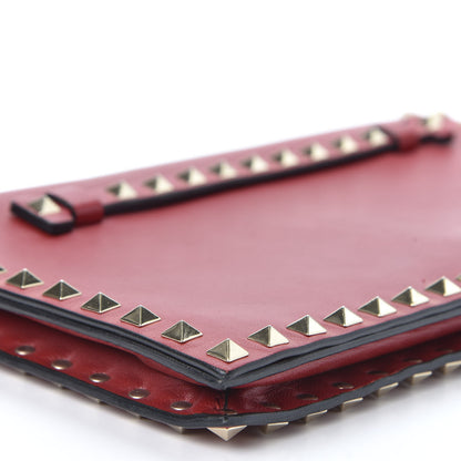 Valentino Garavani Nappa Rockstud Wristlet Clutch Rosso Valentino 5 of 8