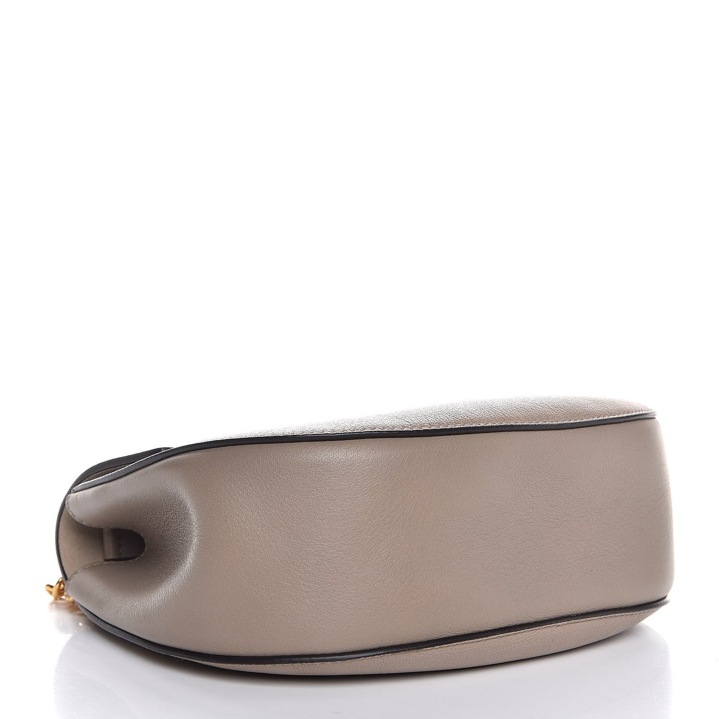 Grained Lambskin Drew Shoulder Bag Motty Grey