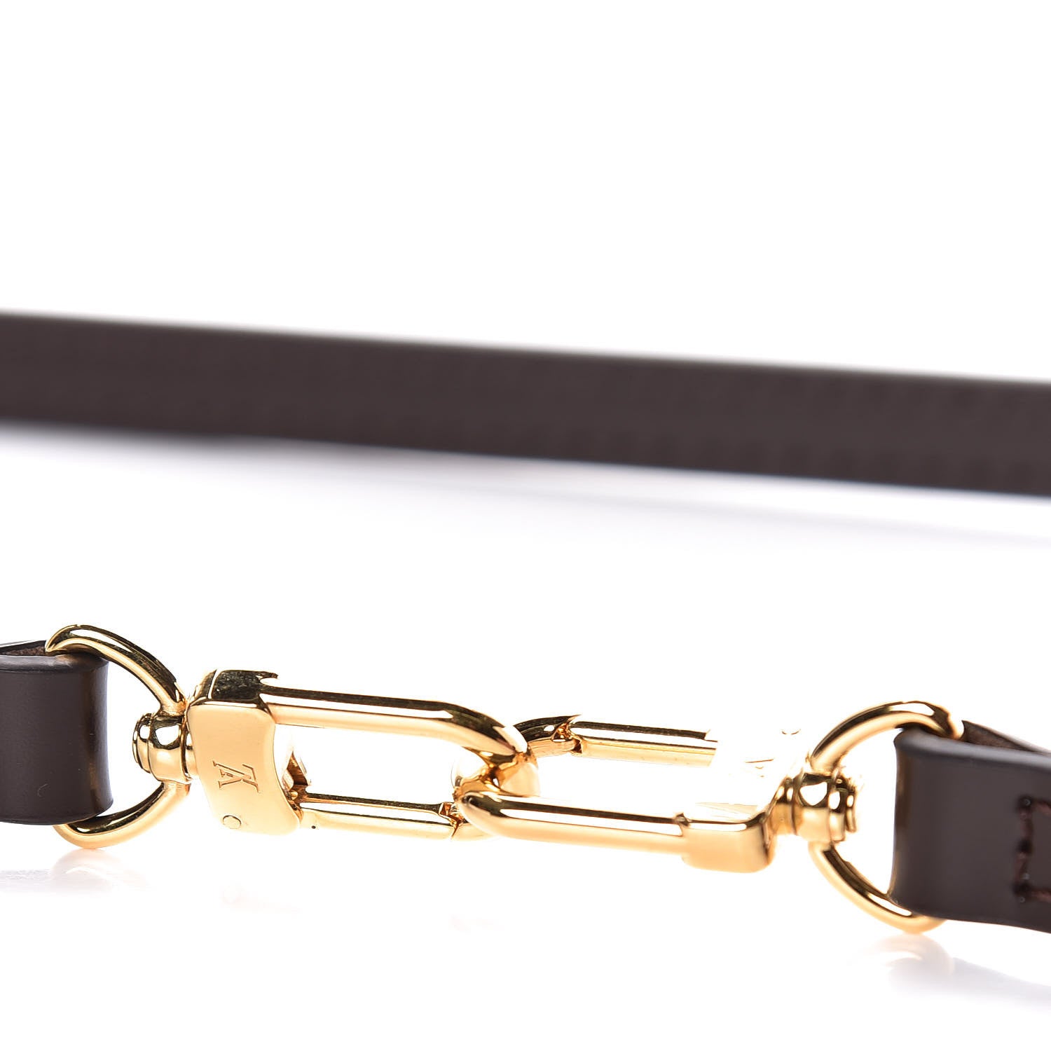 Louis Vuitton Calfskin 12mm Eva Shoulder Strap Brown 3 of 3