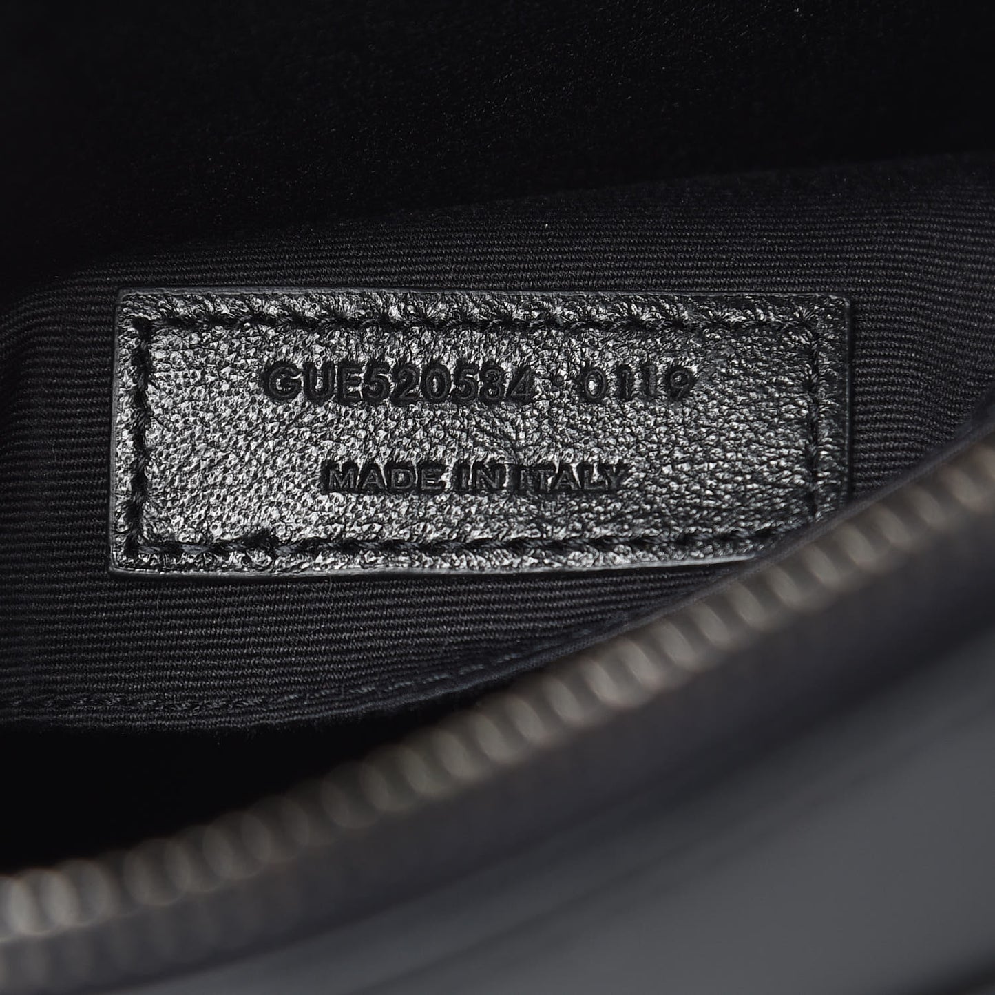 Calfskin Matelasse Monogram Lou Camera Bag Black