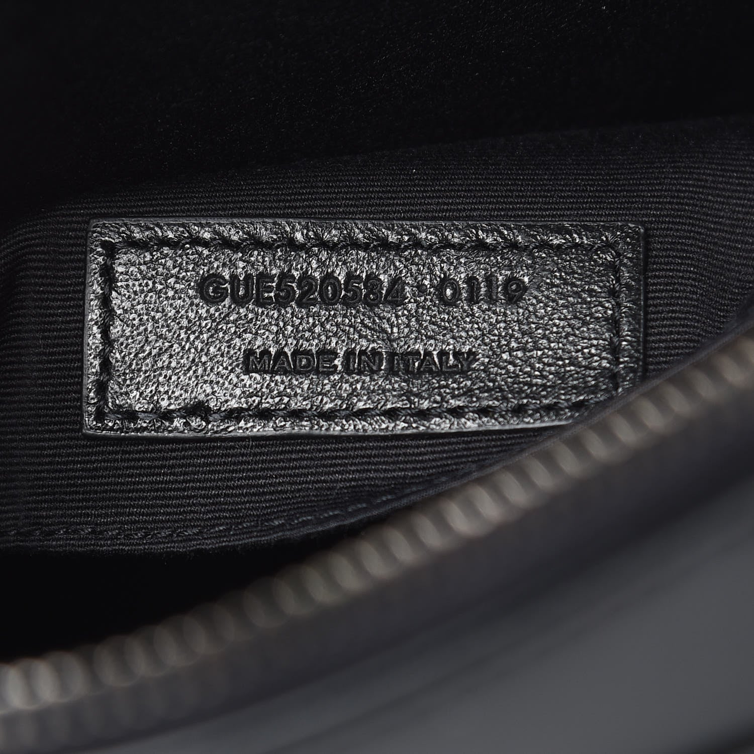 Saint Laurent Calfskin Matelasse Monogram Lou Camera Bag Black 7 of 9