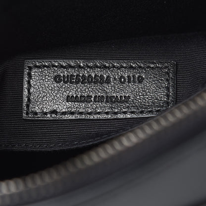 Saint Laurent Calfskin Matelasse Monogram Lou Camera Bag Black 7 of 9