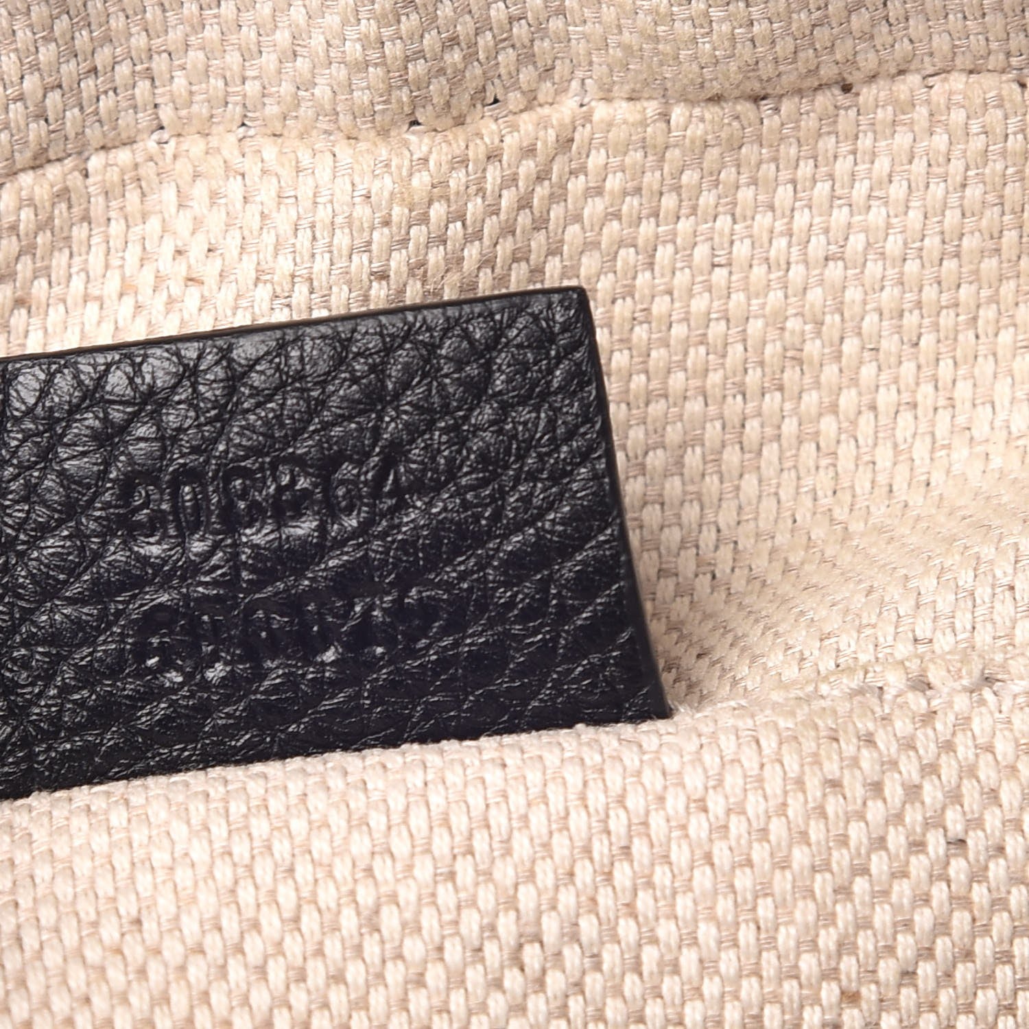 Gucci Pebbled Calfskin Studded Small Soho Disco Bag Black 7 of 7