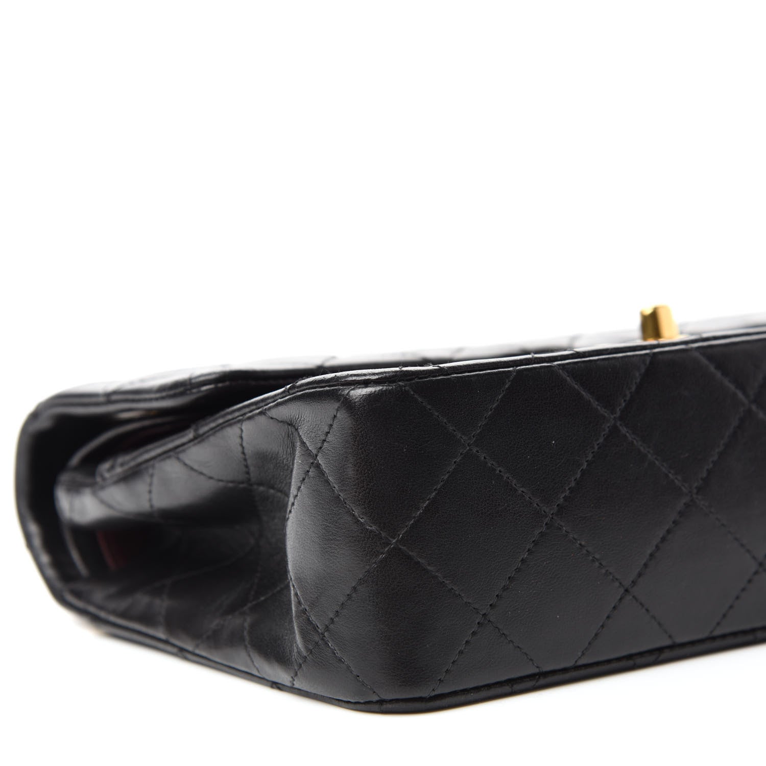 Chanel Lambskin Quilted Small Double Flap Black 6 of 13