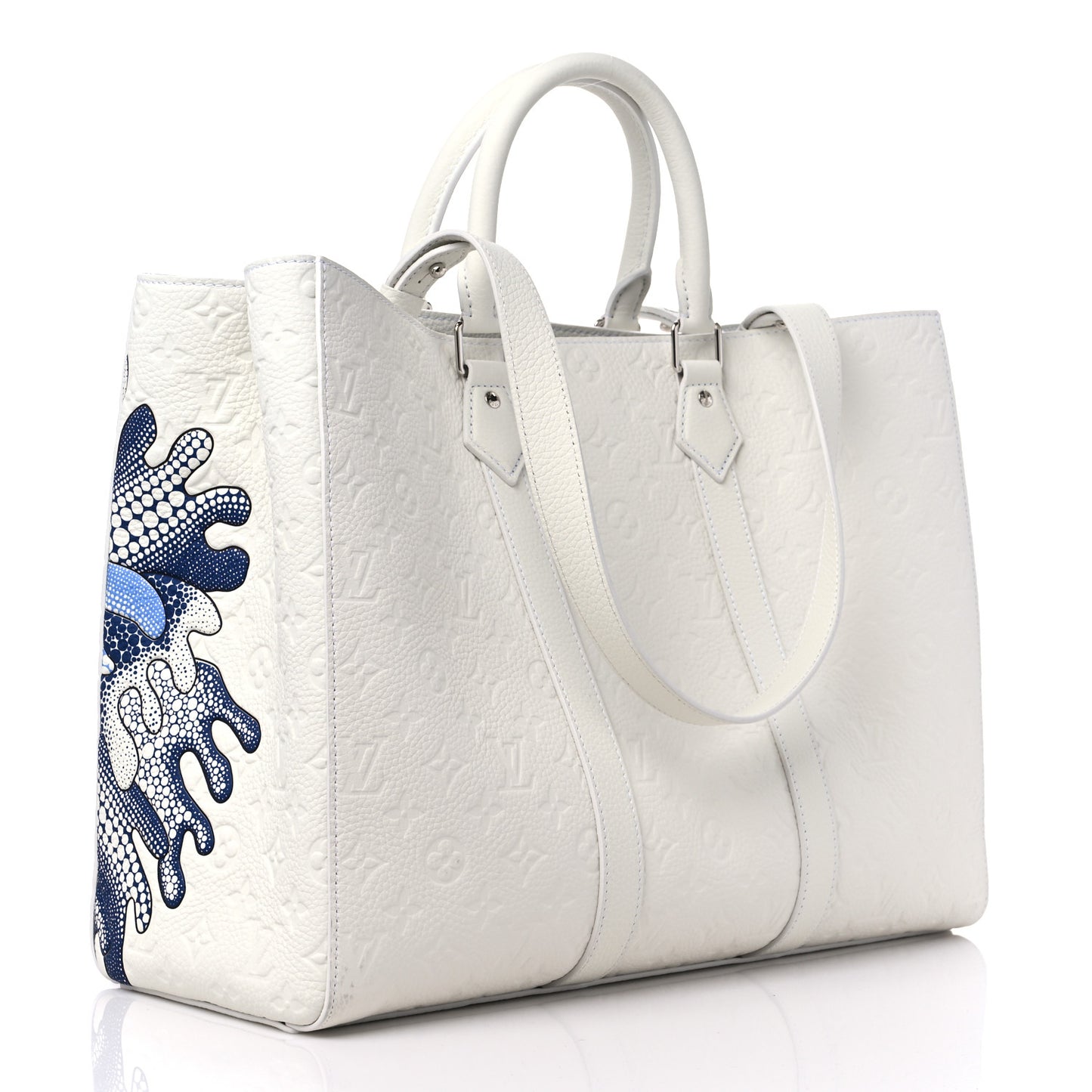 LV X YK Taurillon Sac Plat 24H White