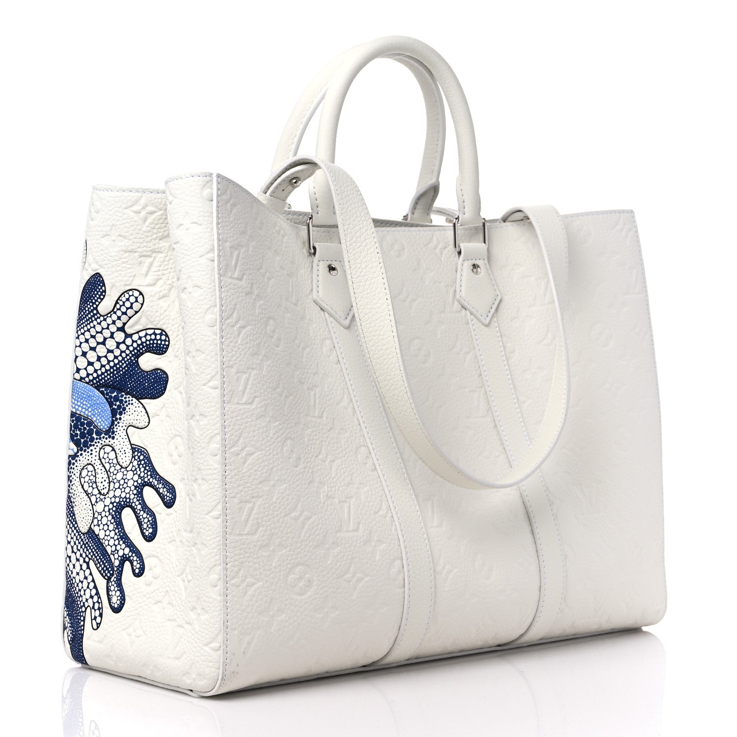 Louis Vuitton LV X YK Taurillon Sac Plat 24H White 3 of 10