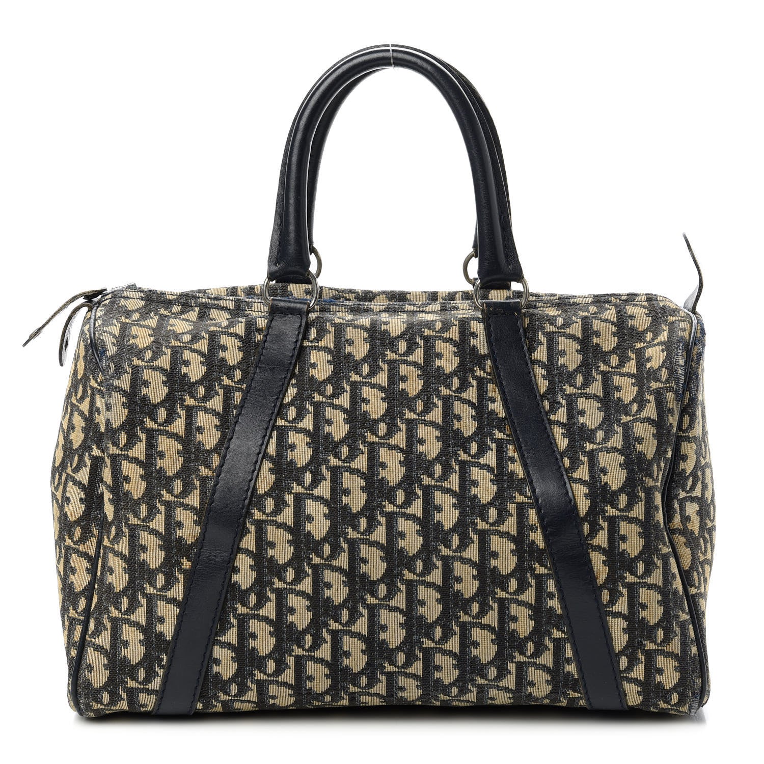 Christian Dior Monogram Boston Navy Blue 1 of 12