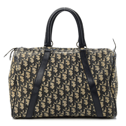 Christian Dior Monogram Boston Navy Blue 1 of 12