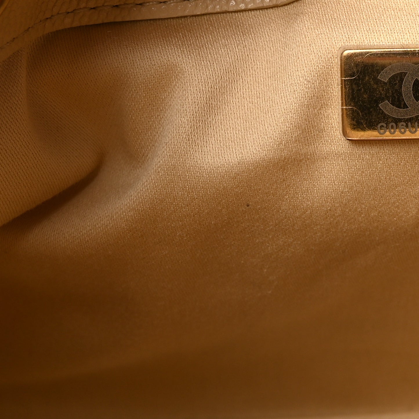 Caviar Quilted Mini Chanel 25 Handbag Beige