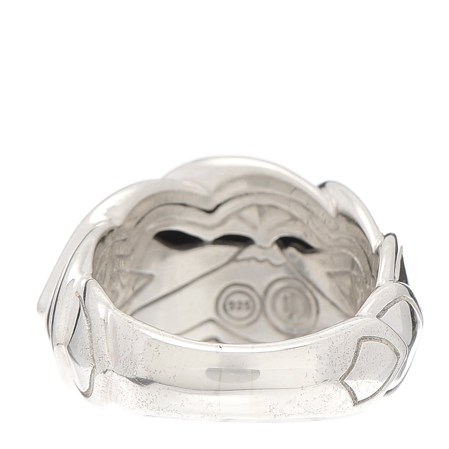 Sterling Silver Legends Naga Band Ring 56 7.5