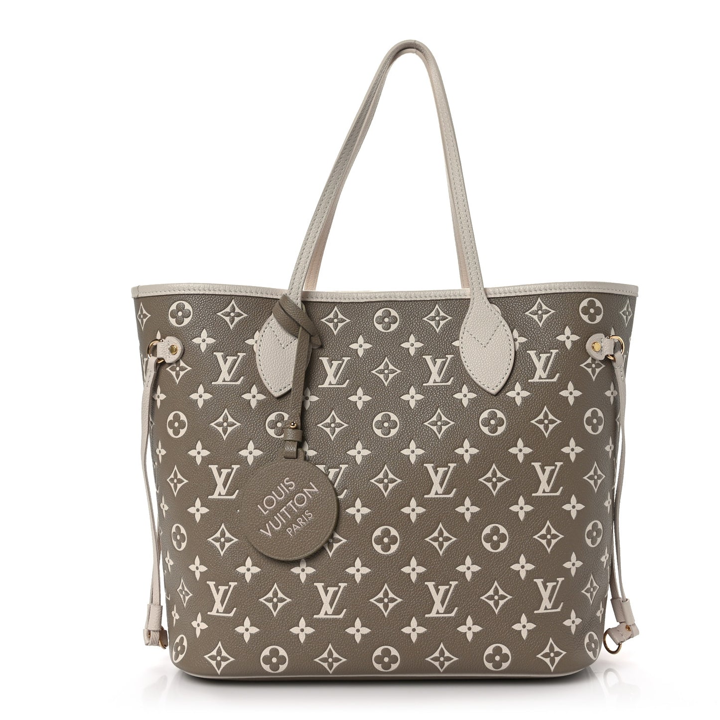 Empreinte Monogram Spring In The City Neverfull MM Kaki Beige Cream