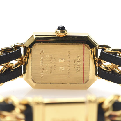 Chanel Stainless Steel Lambskin 20mm Chain Premiere Quartz Watch Gold XL 5 of 6