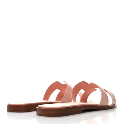 Hermes Epsom Oran Sandals 36 Rose Pale 4 of 9