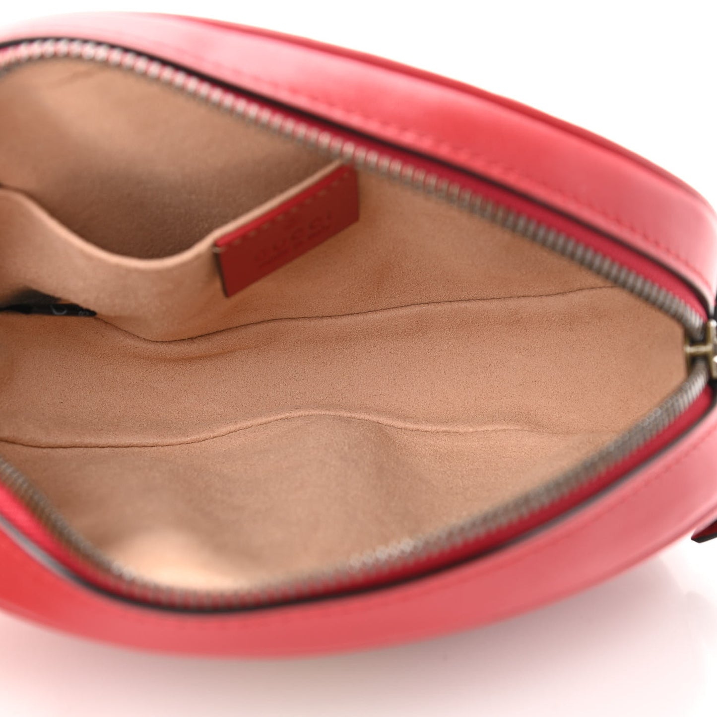 Calfskin Matelasse GG Marmont Belt Bag 85 34 Hibiscus Red