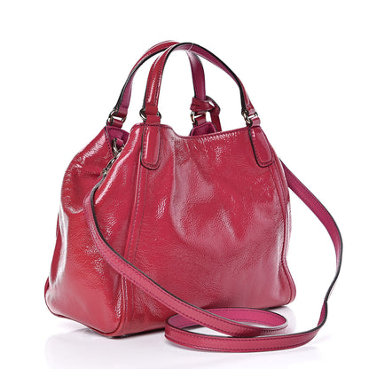 Gucci Patent Small Soho Shoulder Bag Bright Bougainvillea 3 of 11