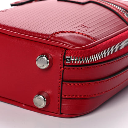 Fendi Vitello Astro Rubber Effect Mini Trolley Bag Fragola 10 of 10