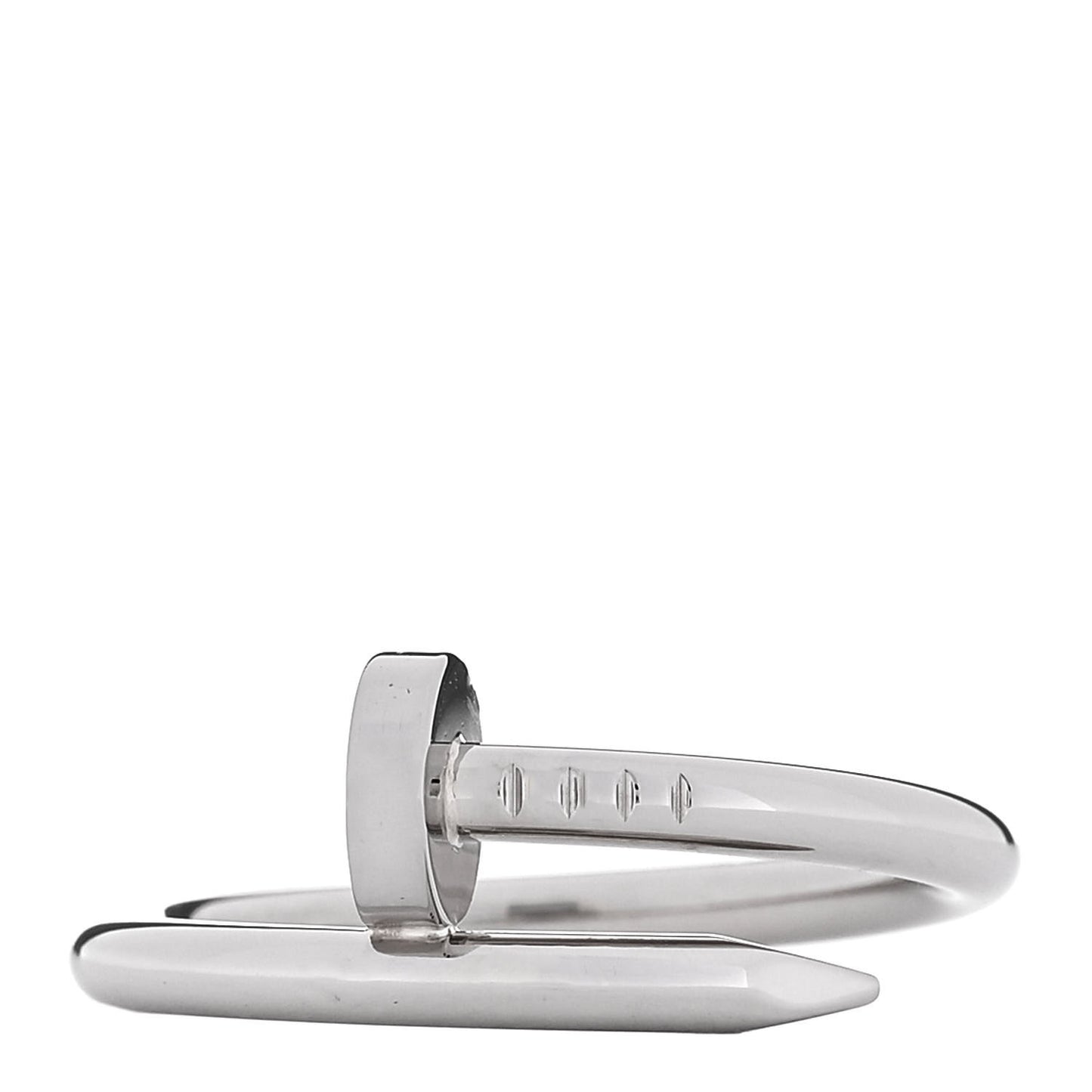 18K White Gold Juste Un Clou Ring 63 10.5