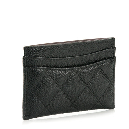 Chanel Caviar Quilted Card Holder Black 3 of 8