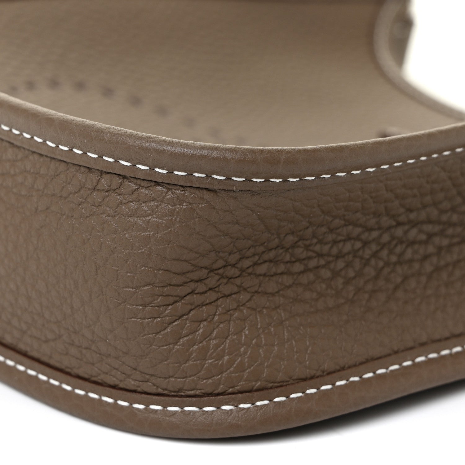 Hermes Taurillon Clemence Amazone Evelyne TPM Etoupe Bleu Indigo 9 of 11