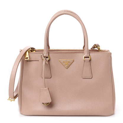 Prada Saffiano Small Galleria Double Zip Tote Cammeo 1 of 16