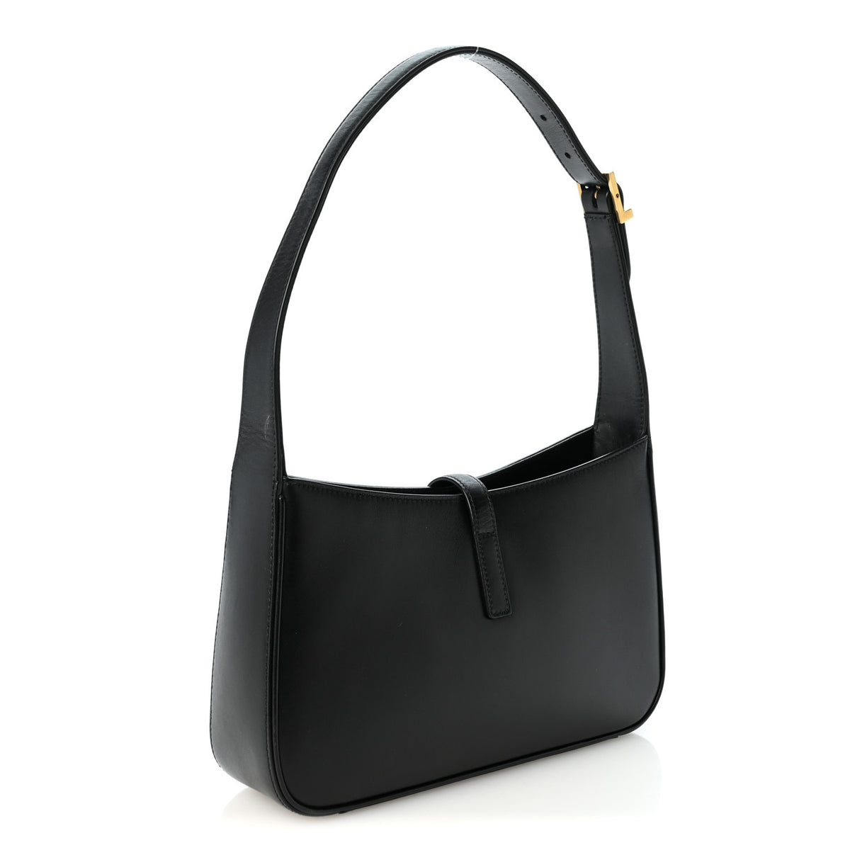 Saint Laurent Smooth Calfskin Le 5 A 7 Hobo Black 3 of 9