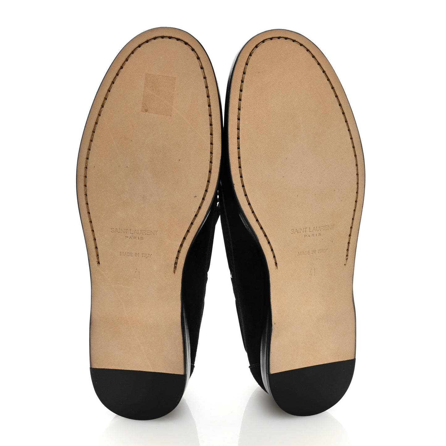 Suede Calf Hair Zebra Penny Loafers 41 Black White