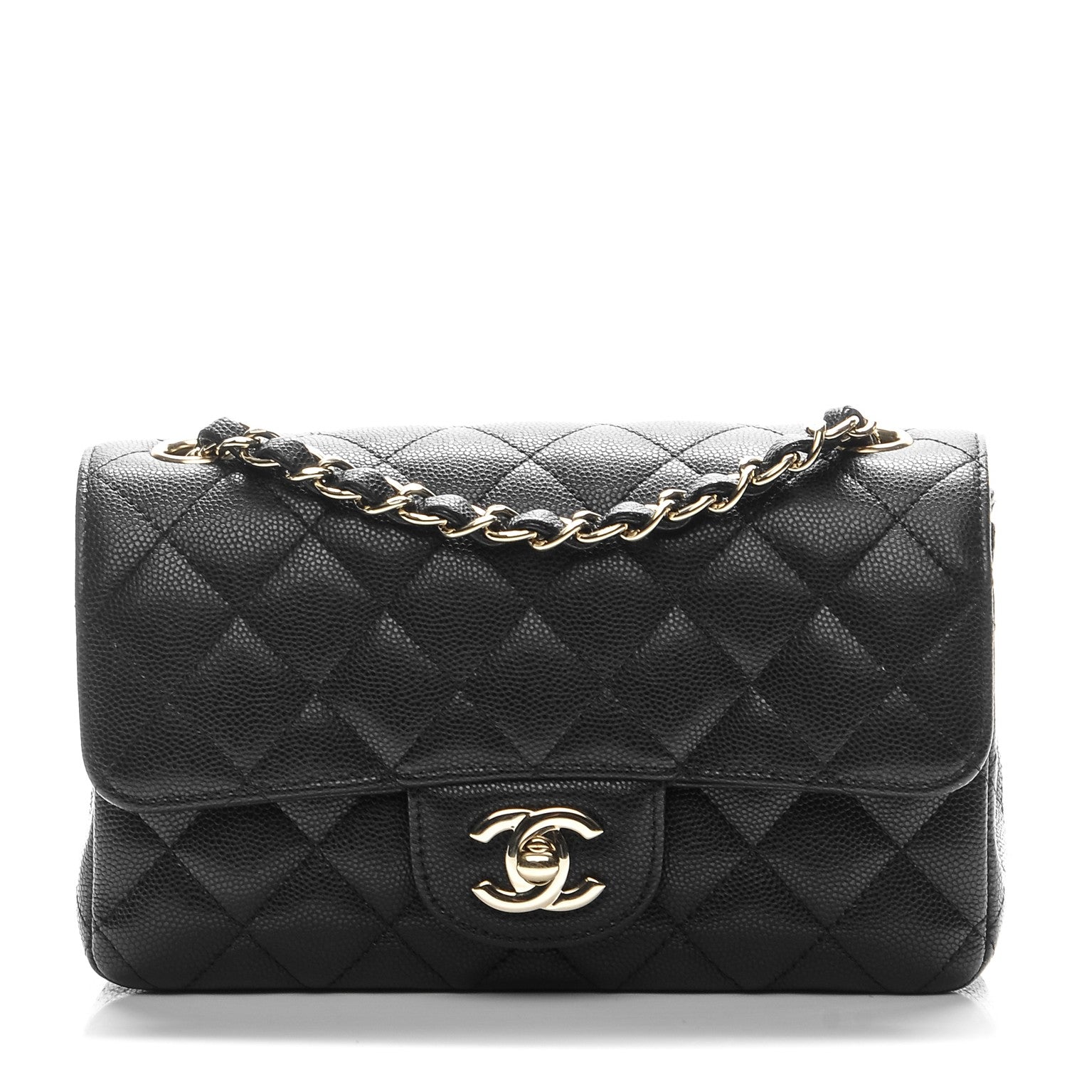 Chanel Caviar Quilted Mini Rectangular Flap Black 1 of 8