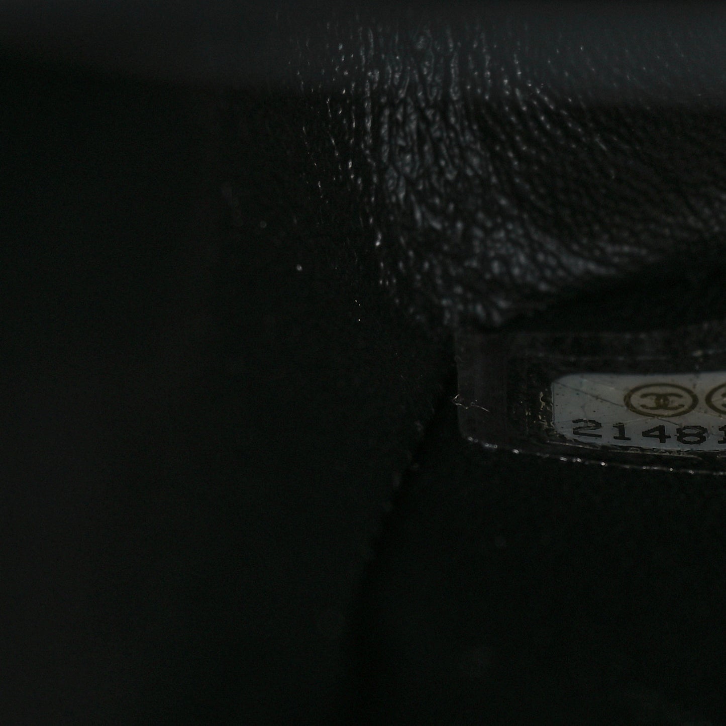 Jersey Quilted Medium Double Flap Black