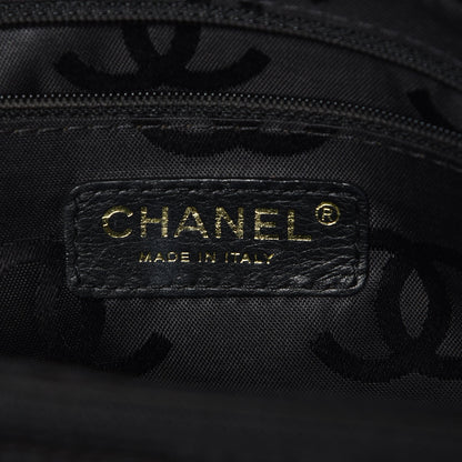 Chanel Calfskin Contrast Stitch Surpique Bowler Black 7 of 8