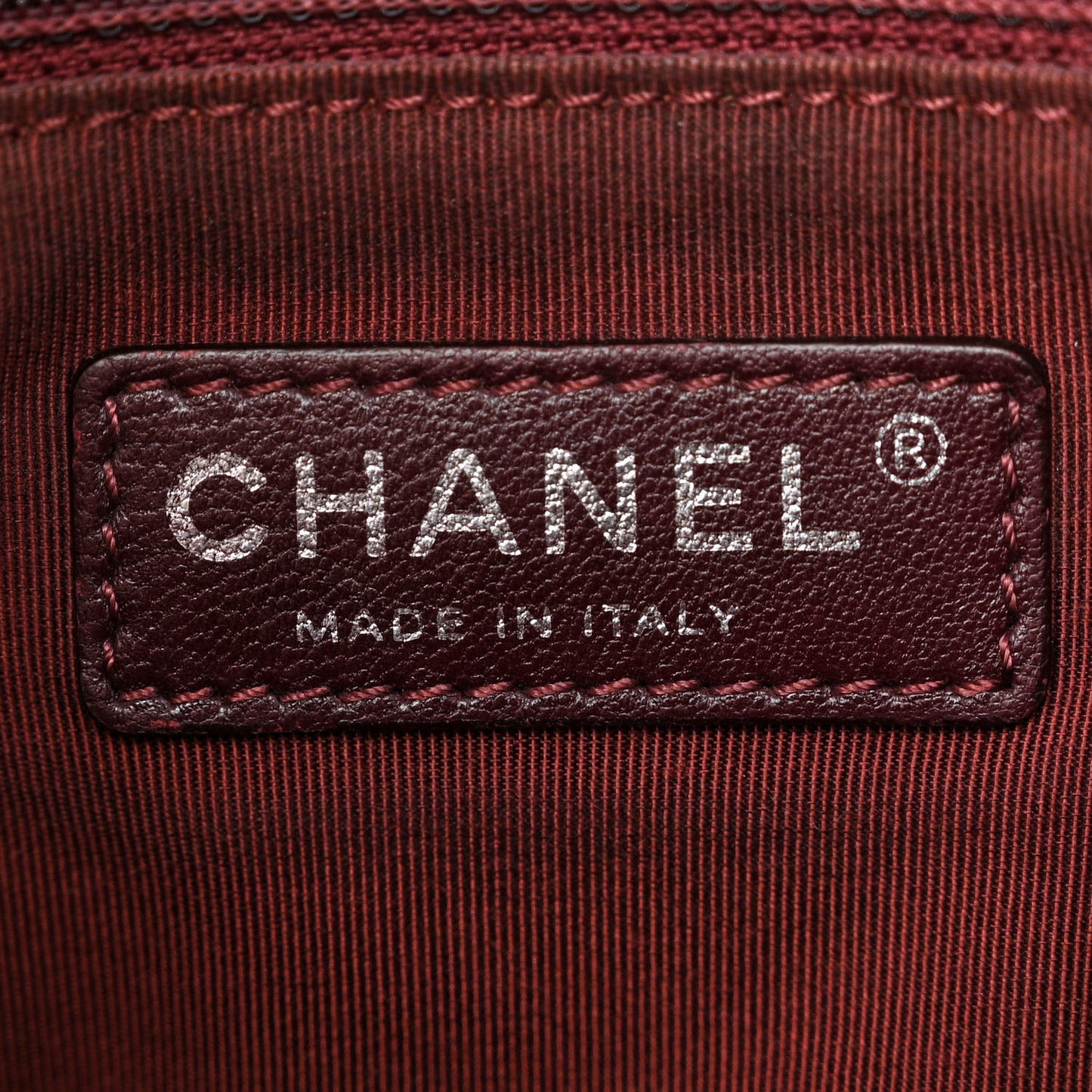 Glazed Calfskin Quilted Medium Coco Boy Flap Light Grey