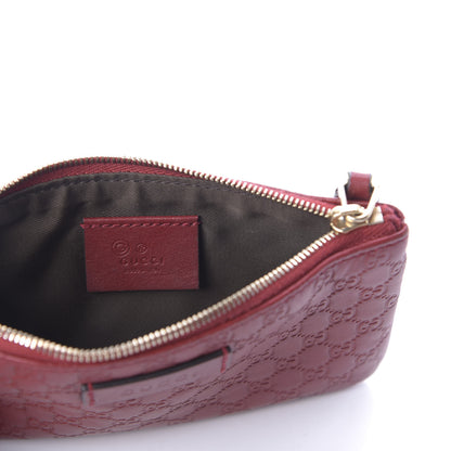 Gucci Microguccissima Key Ring Coin Case Hibiscus Red 8 of 10
