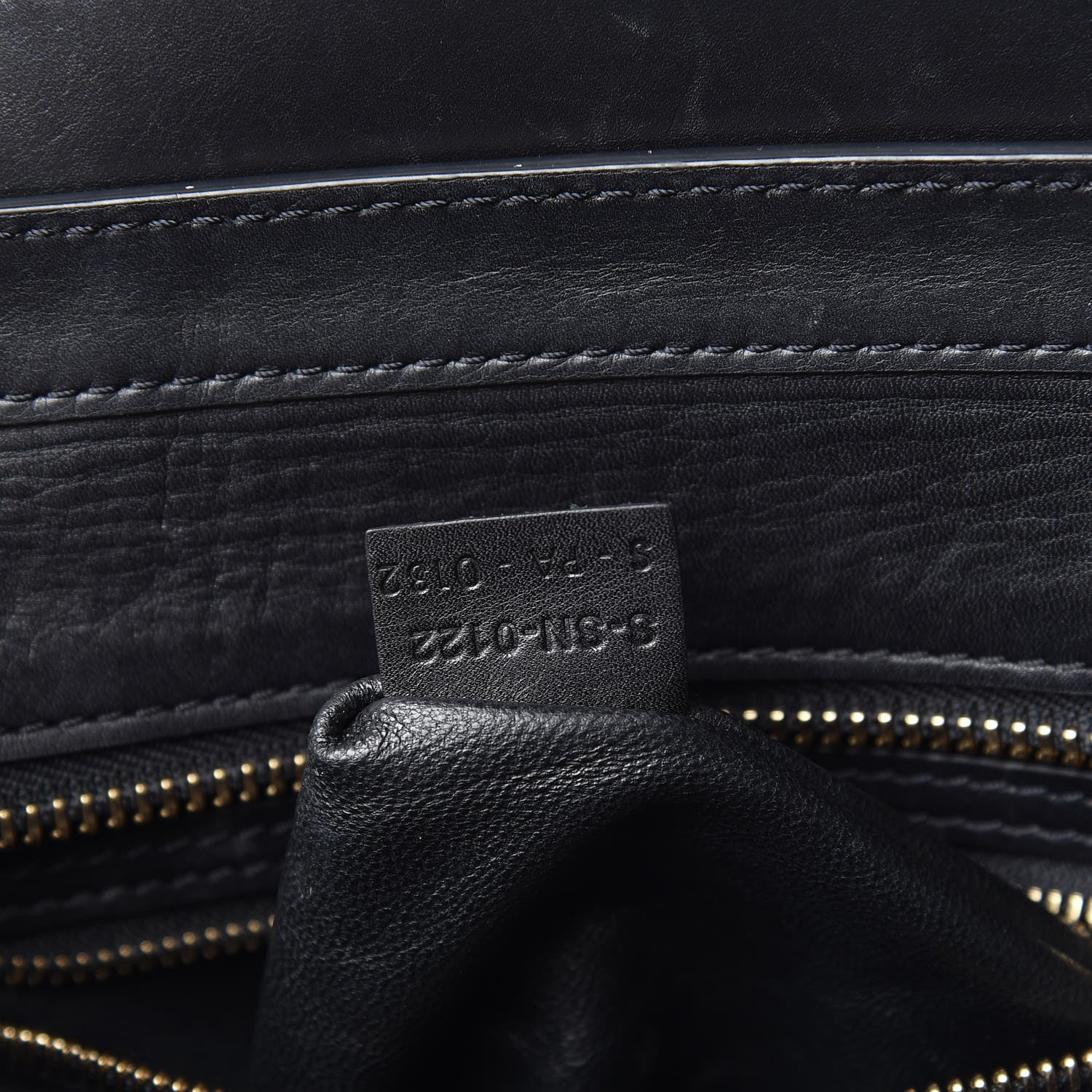 Celine Satin Calfskin Suede Micro Tri-Color Luggage Almond 9 of 15
